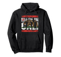 Distressed Made Cali California Flag Usa Hoodie - Trendy Graphic Men Women