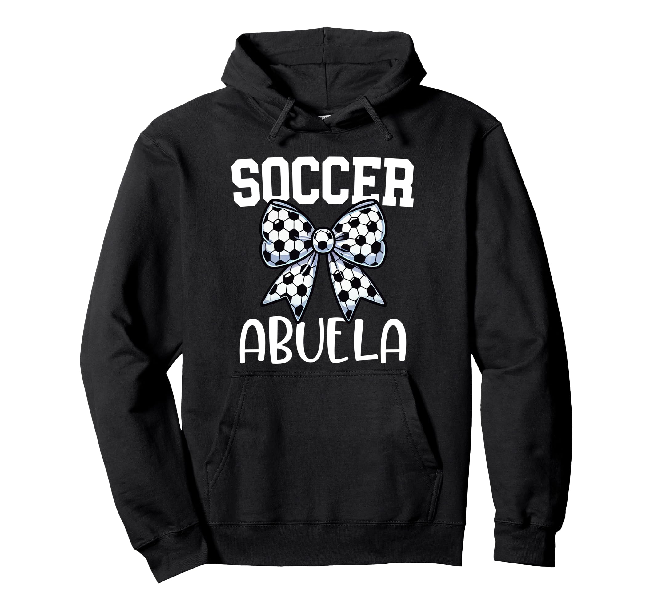 Soccer Abuela Game Day Grandma Soccer Hoodie - Custom Art Print Men Women