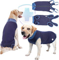 Breathable Dog Surgery Recovery Suit for Male/Female, Professional Dog Recovery Onesie with Zipper After Spay Abdominal Wounds, Anti Licking Cone E-Collar Alternative for Small Medium Large Dog