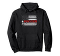 American Flag Soccer Mom Dad Brother Hoodie - Fun Novelty Design for Adults