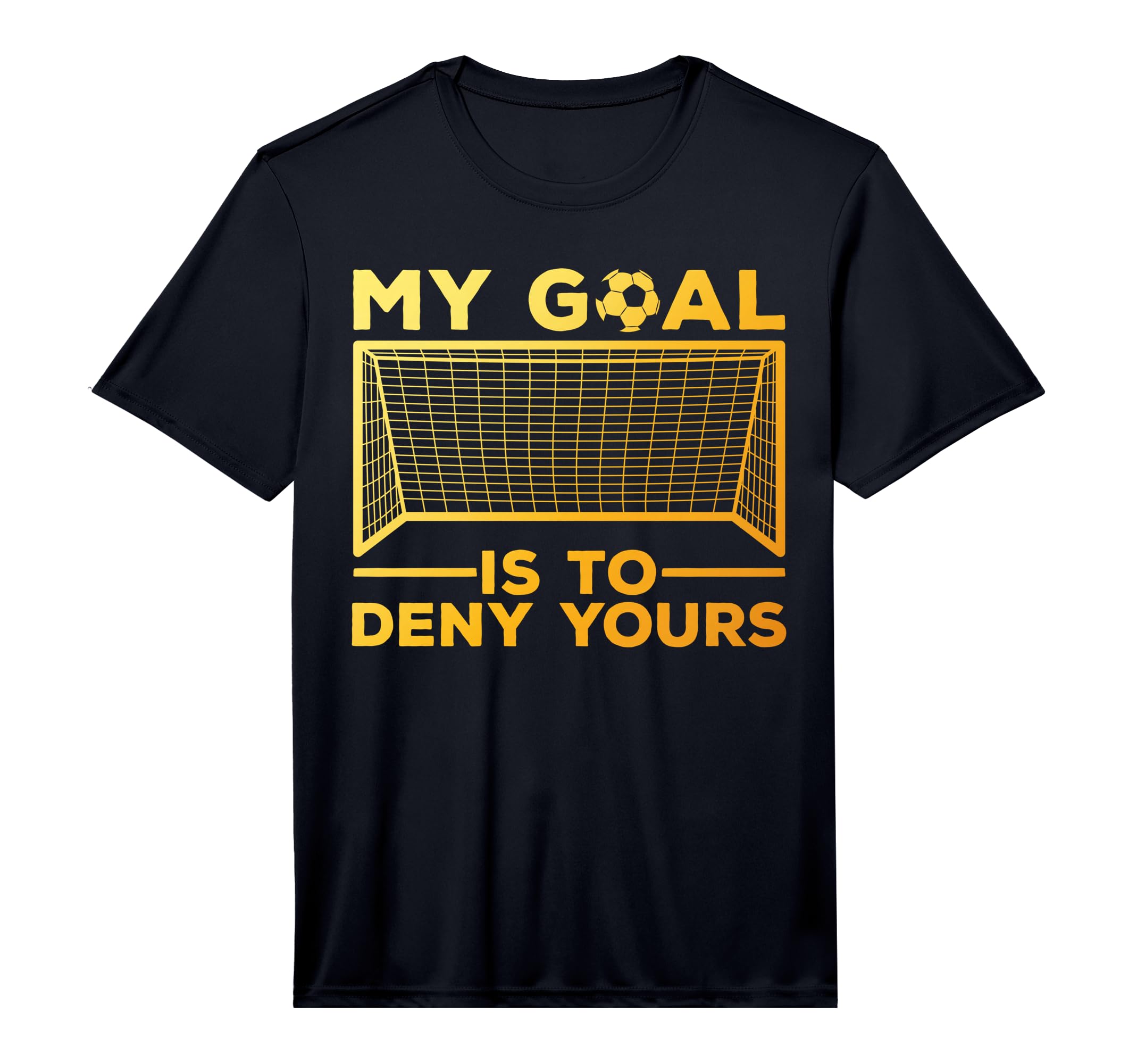 Soccer Goalie Soccer Player T-Shirt - Casual Everyday Wear for Adults