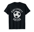 King County Soccer Distressed 90S T-Shirt - Unique Graphic for Adults