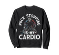 Puck Stopping Is My Cardio Ice Sweatshirt - Fun Novelty Design Men Women