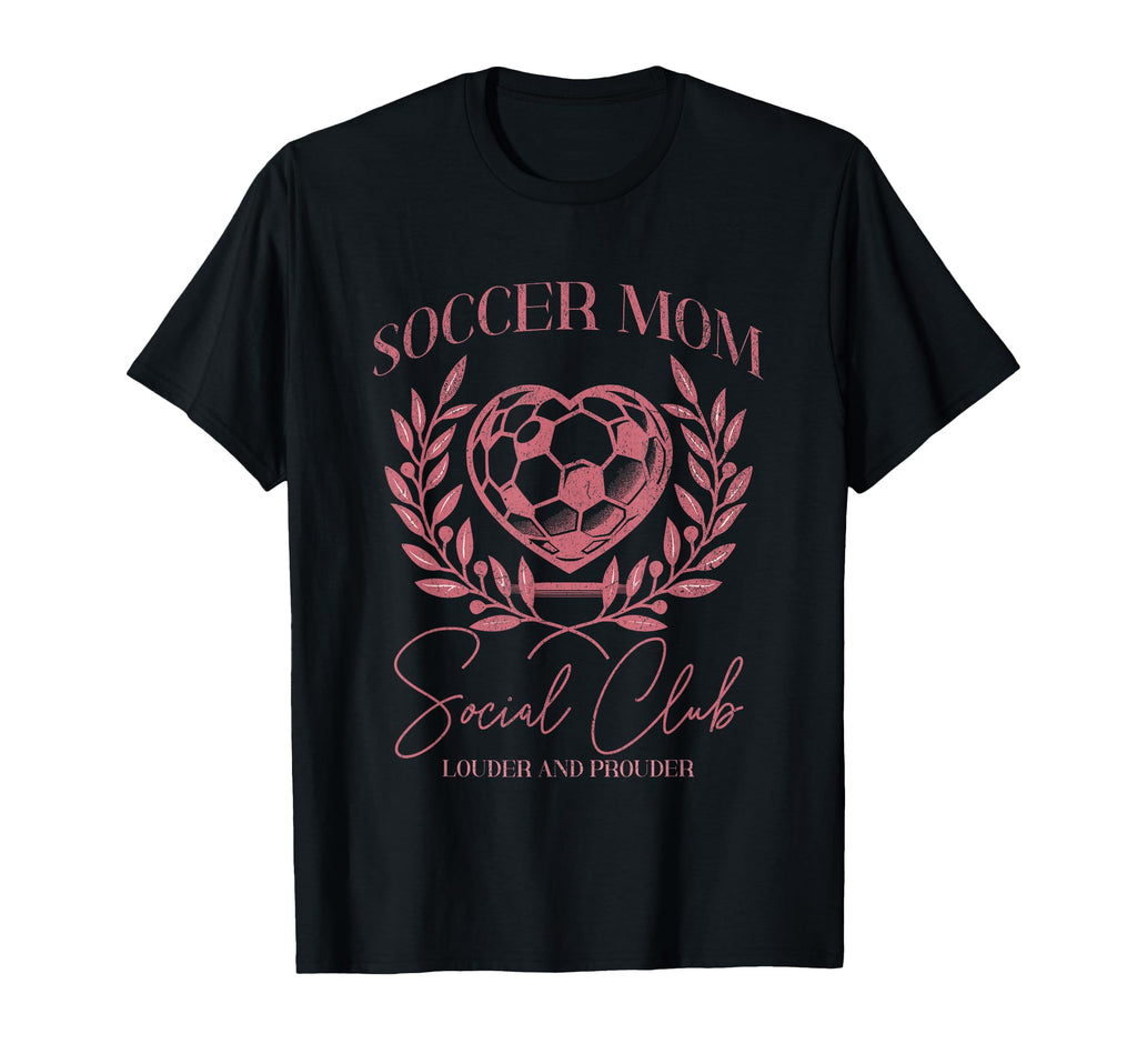Soccer Mom Social Club Heart Sideline T-Shirt - Streetwear Style Unisex