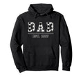 Dad Est 2007 Funny Sports Year Hoodie - Streetwear Style Men Women