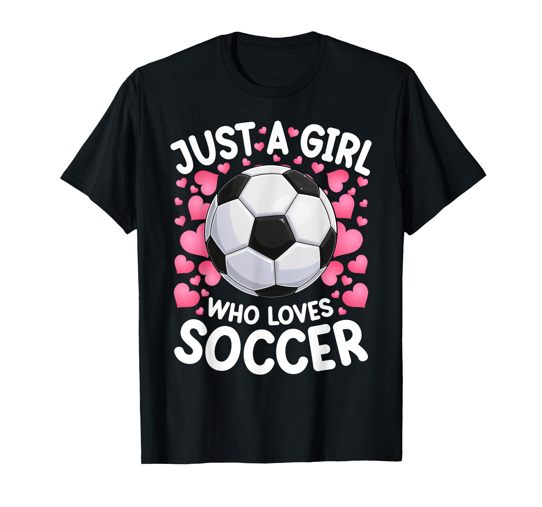 Just Who Loves Soccer Soccer Football T-Shirt - Trendy Graphic Unisex
