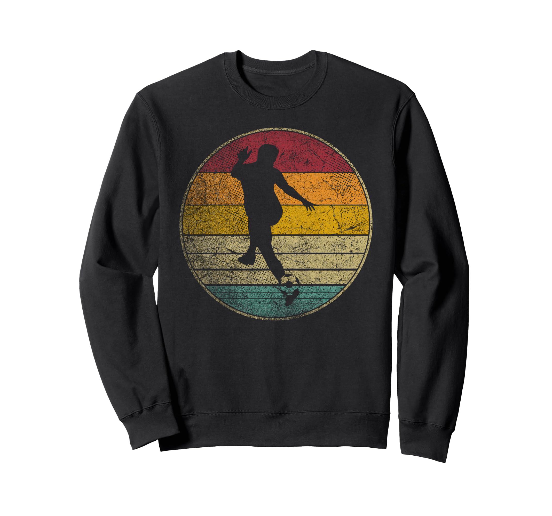 Soccer Sun Football Ball Goal Sweatshirt - Custom Art Print Men Women