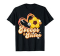 Soccer Sister Heart Funny T-Shirt - Graphic Print Men Women