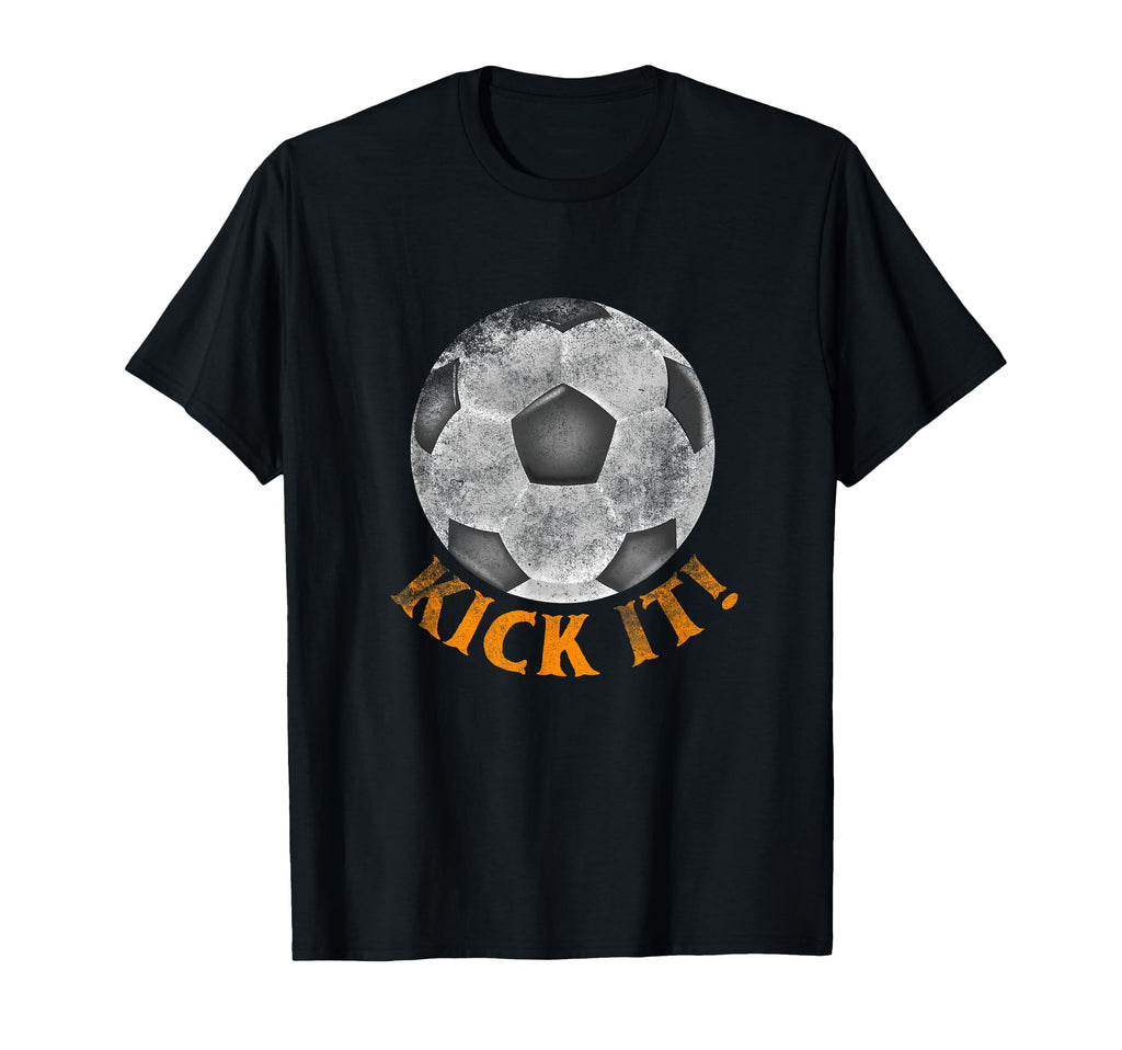 Kick It Soccer Ball Funny Gift Goal T-Shirt - Aesthetic Graphic Unisex