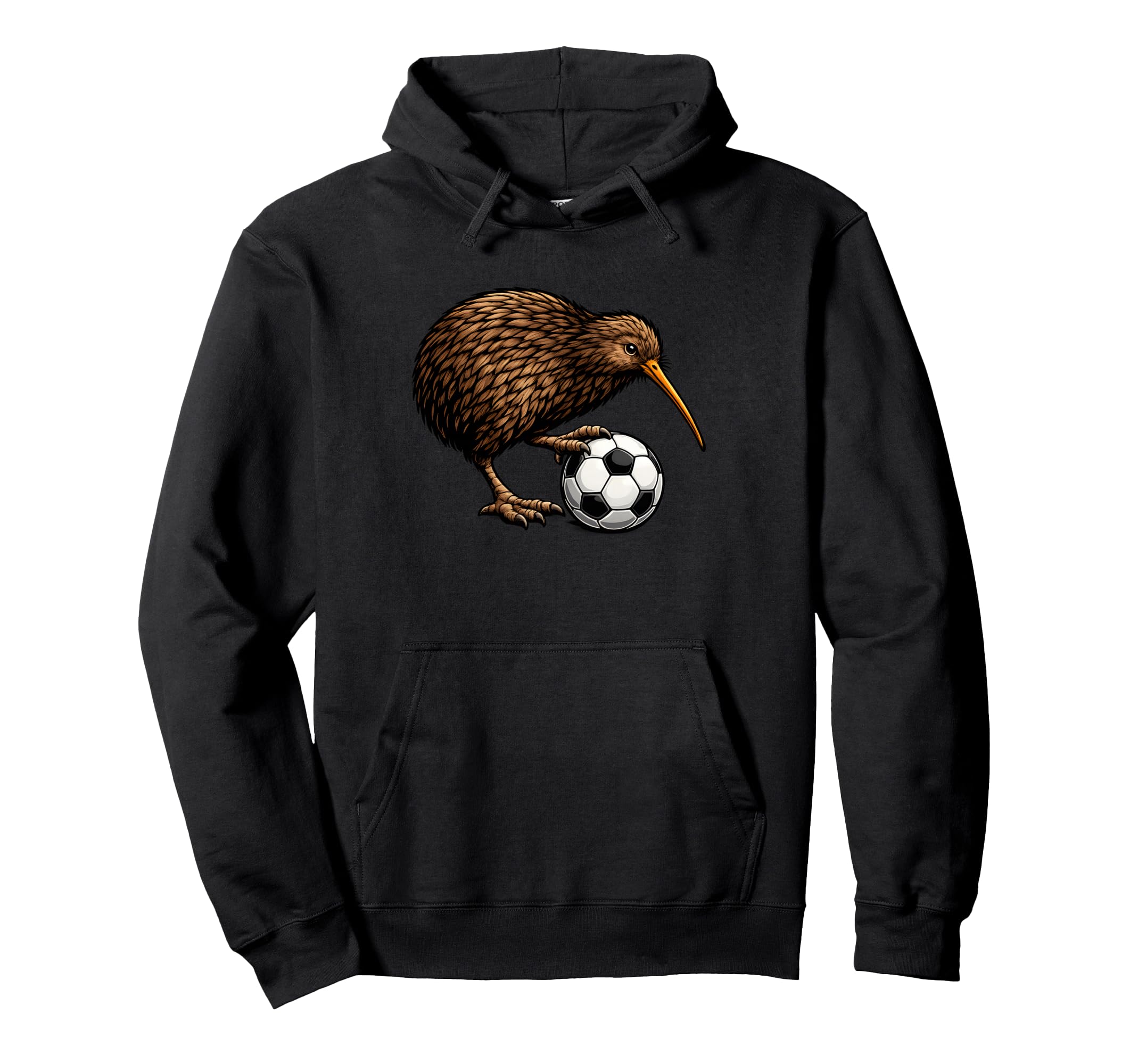 Funny Kiwi Bird Soccer Ball New Hoodie - Fun Novelty Design Men Women