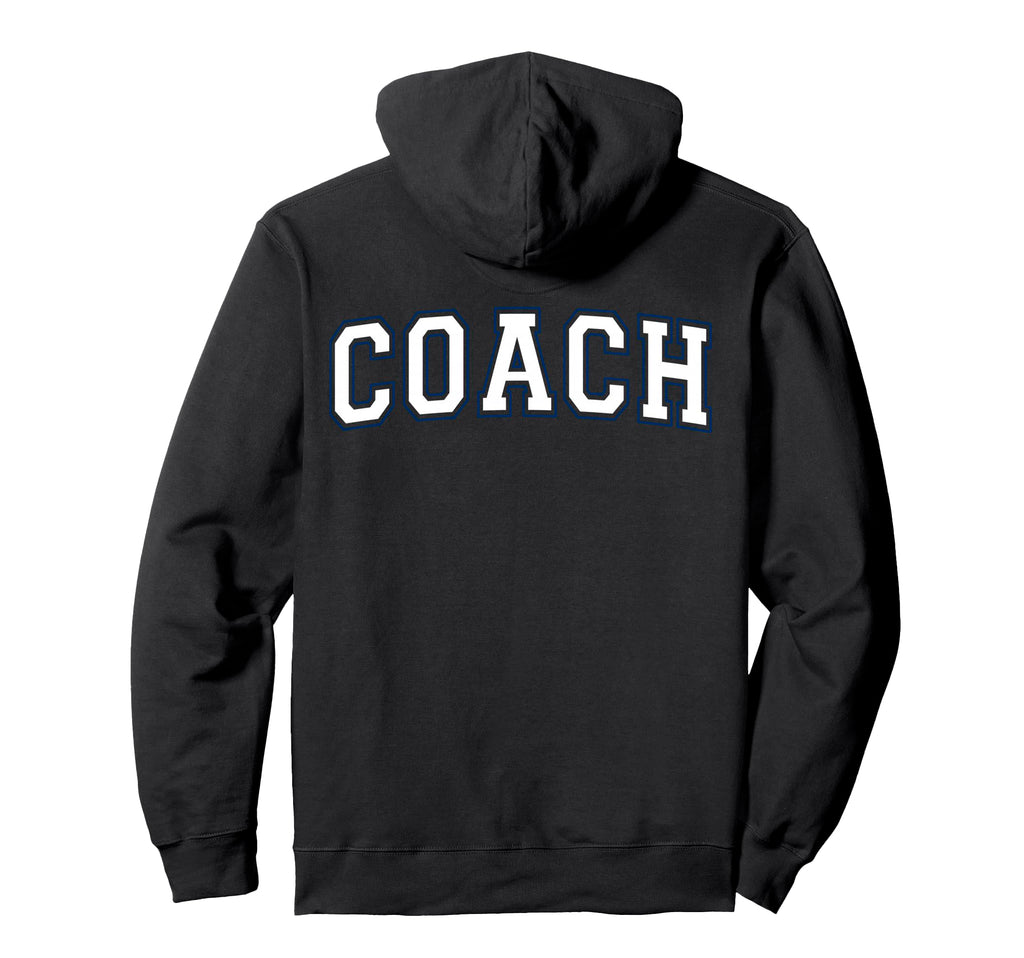 Coach Sports Trainer Varsity White And Hoodie - Graphic Print Men Women