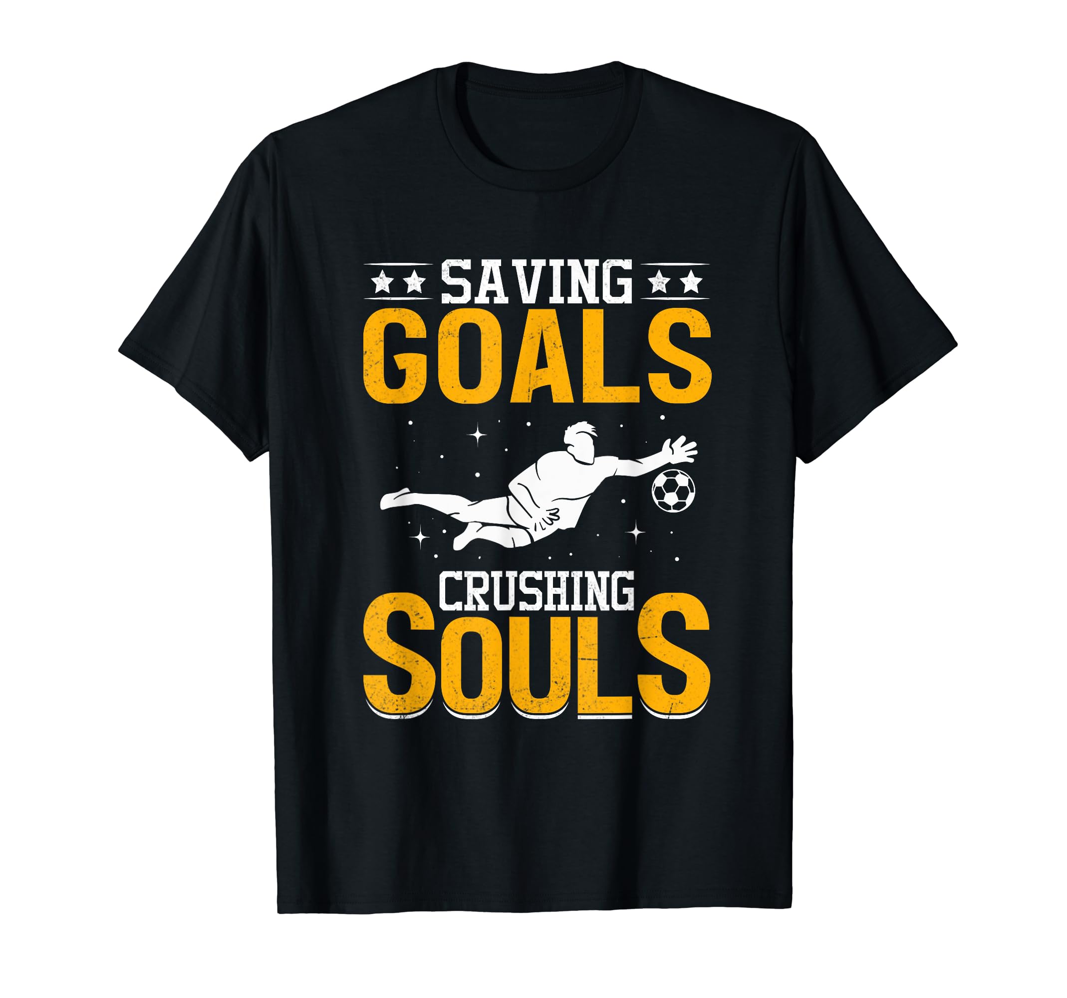 Soccer Goalie Cleat Soccer Net Soccer T-Shirt - Fun Novelty Design Unisex