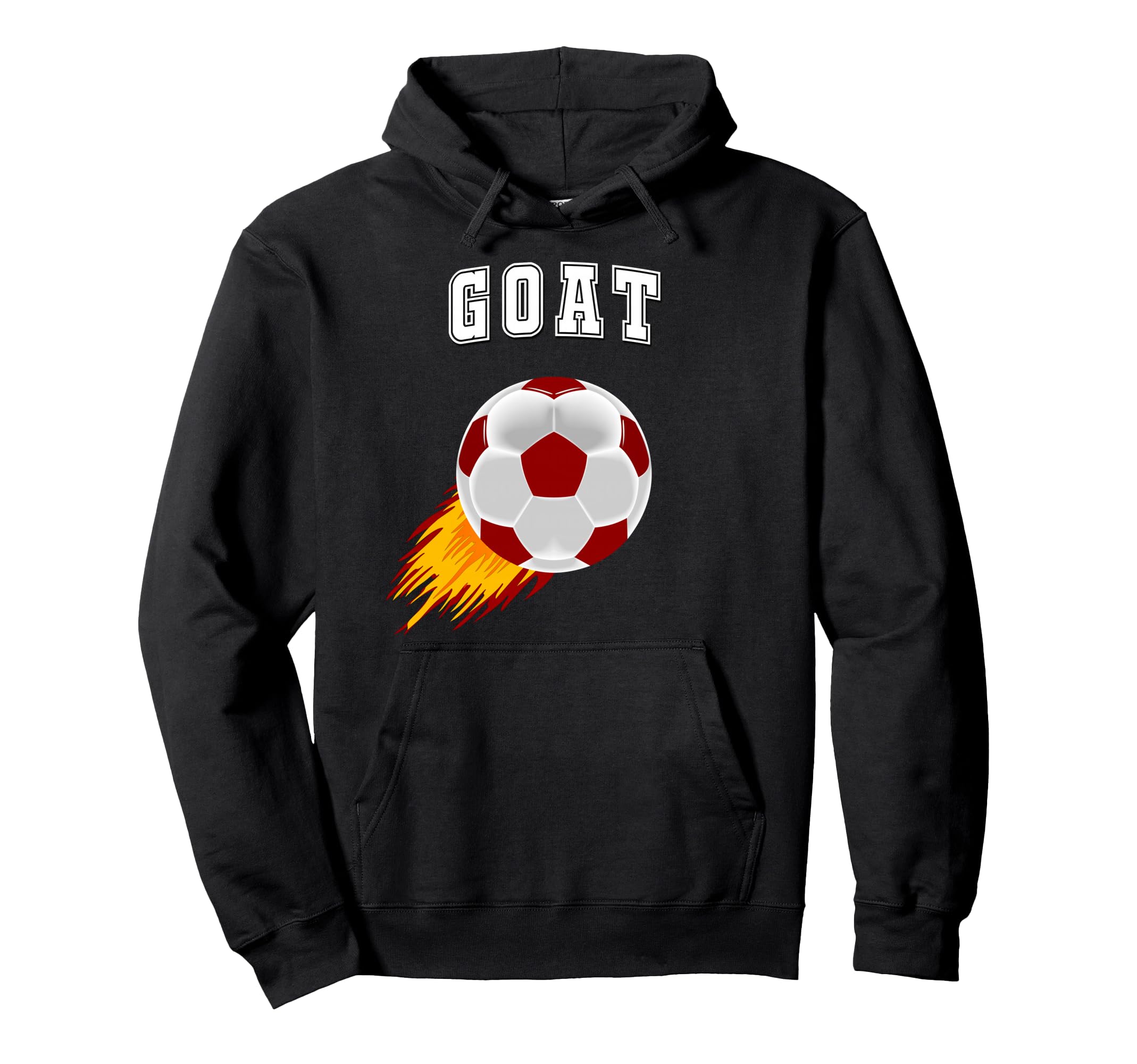 Soccer Goat F Tbol Greatest Football Hoodie - Novelty Apparel for Adults