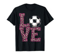 Love Soccer Valentines Day T-Shirt - Novelty Apparel for Adults