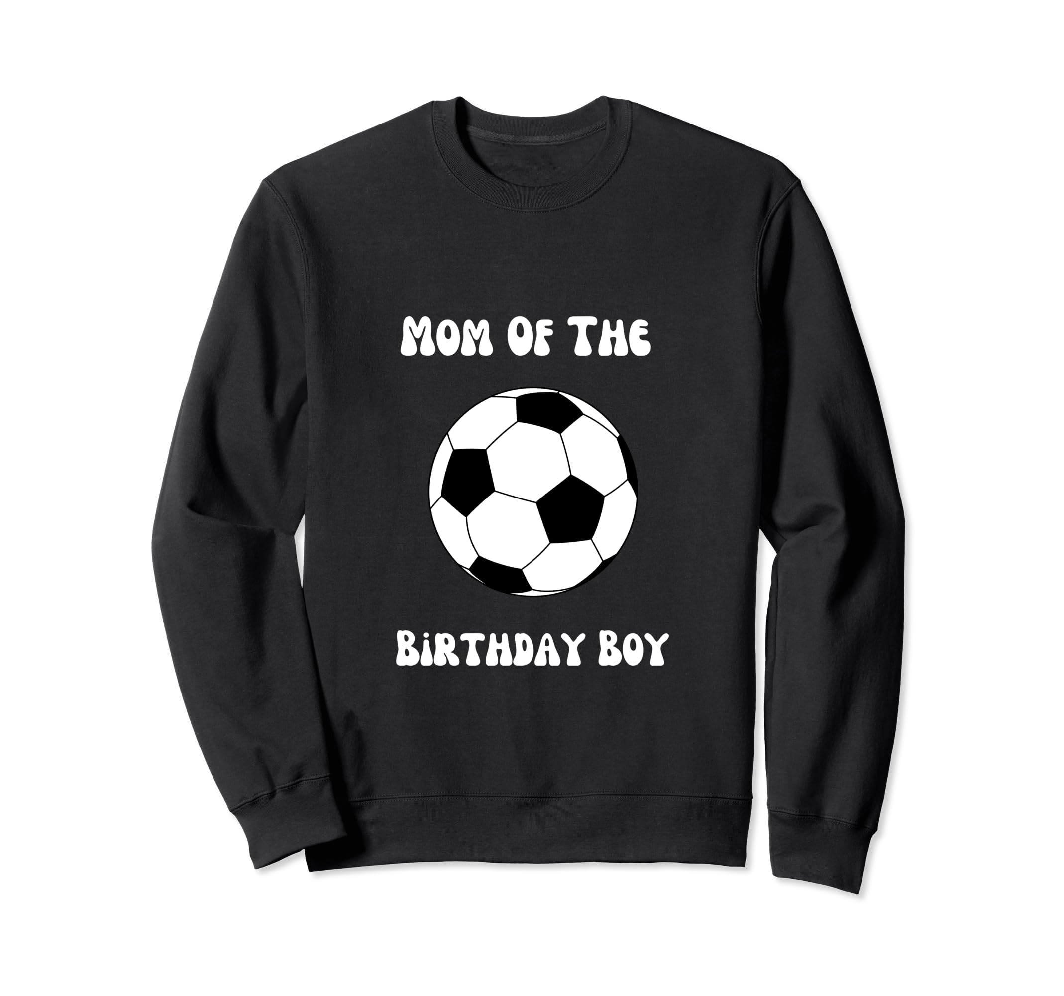 Soccer Birthday Birthday Mom Soccer Sweatshirt - Graphic Print for Adults