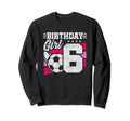 6 Year Old Soccer Birthday 6Th Sweatshirt - Custom Art Print for Adults