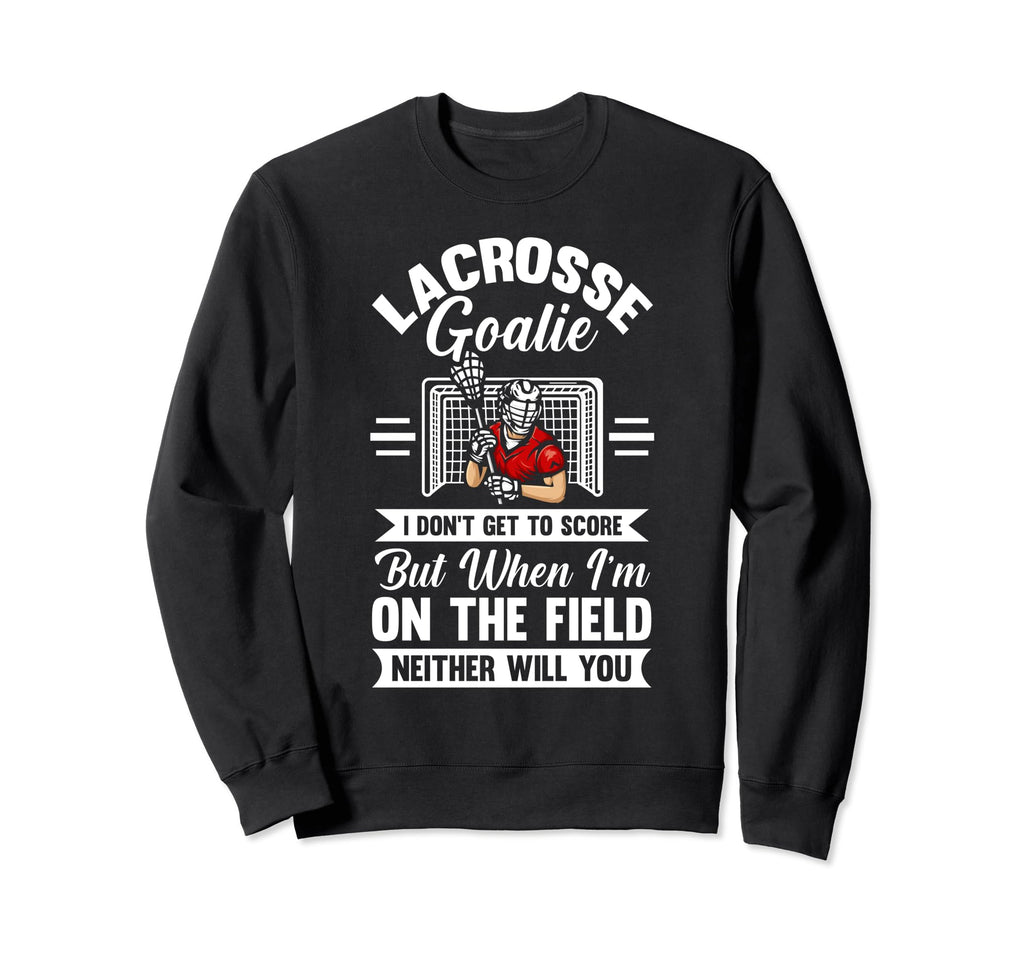 Lacrosse Goalie Sweatshirt - Unique Graphic for Adults