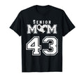 Proud Senior Soccer Mom Custom Jersey T-Shirt - Aesthetic Graphic Unisex
