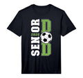 Mens Soccer Senior Dad Senior Soccer T-Shirt - Unique Graphic Unisex