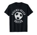 Virginia Beach Soccer Distressed 90S T-Shirt - Aesthetic Graphic Unisex
