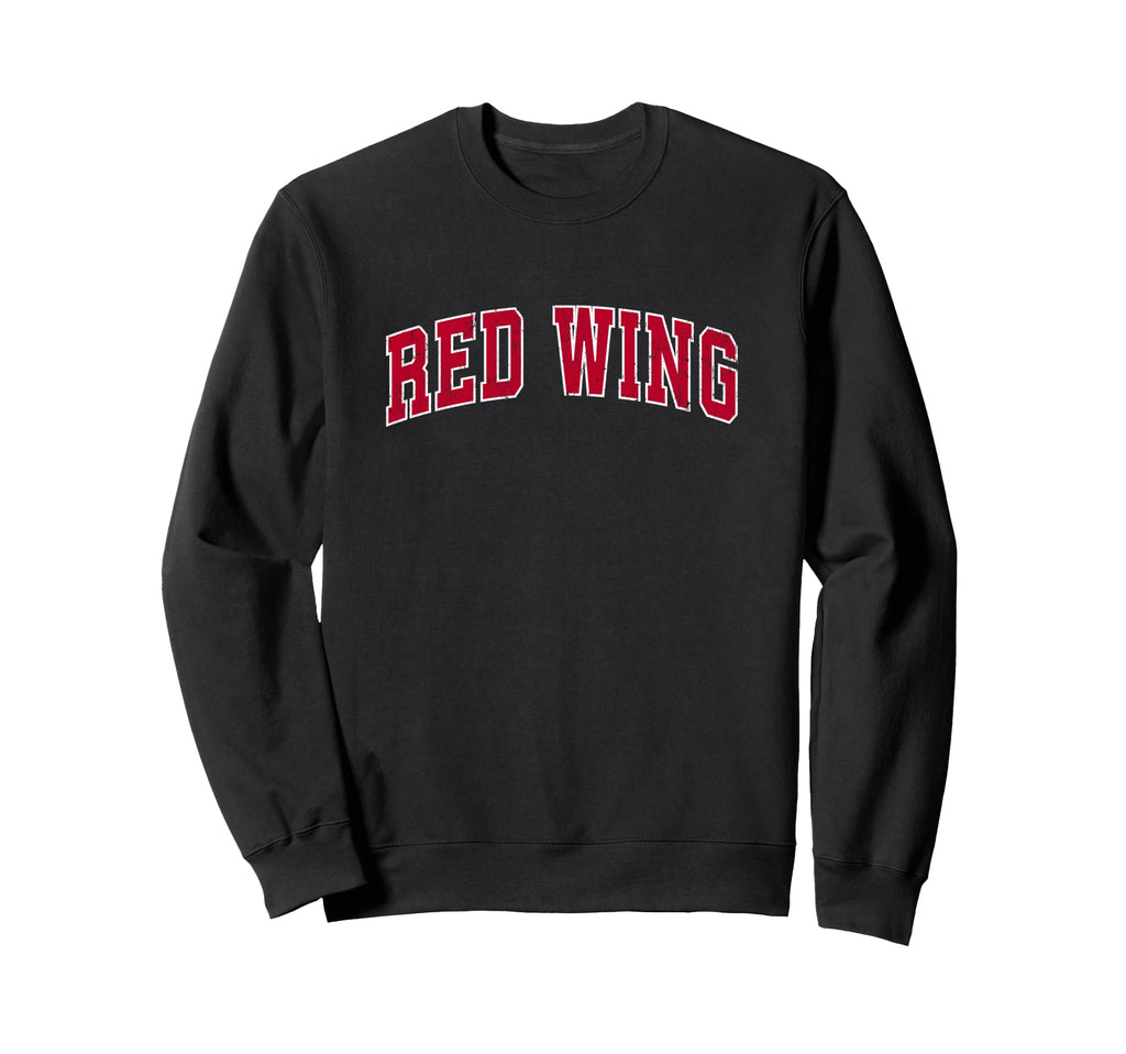 Red Wing Minnesota Mn Sports Red Sweatshirt - Unique Graphic for Adults