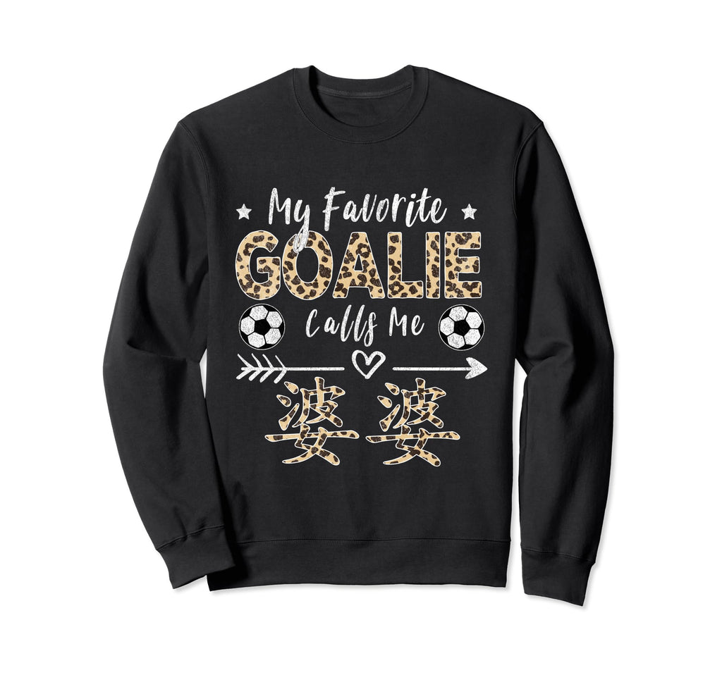My Favorite Goalie Calls Me Popo Sweatshirt - Aesthetic Graphic for Adults