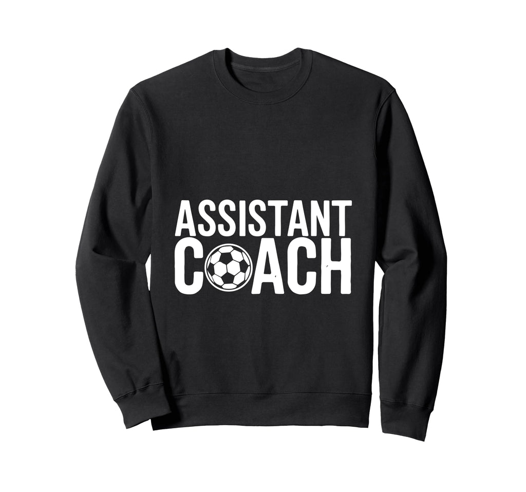 Assistant Coach Soccer Enthusiast Sweatshirt - Minimalist Print Men Women