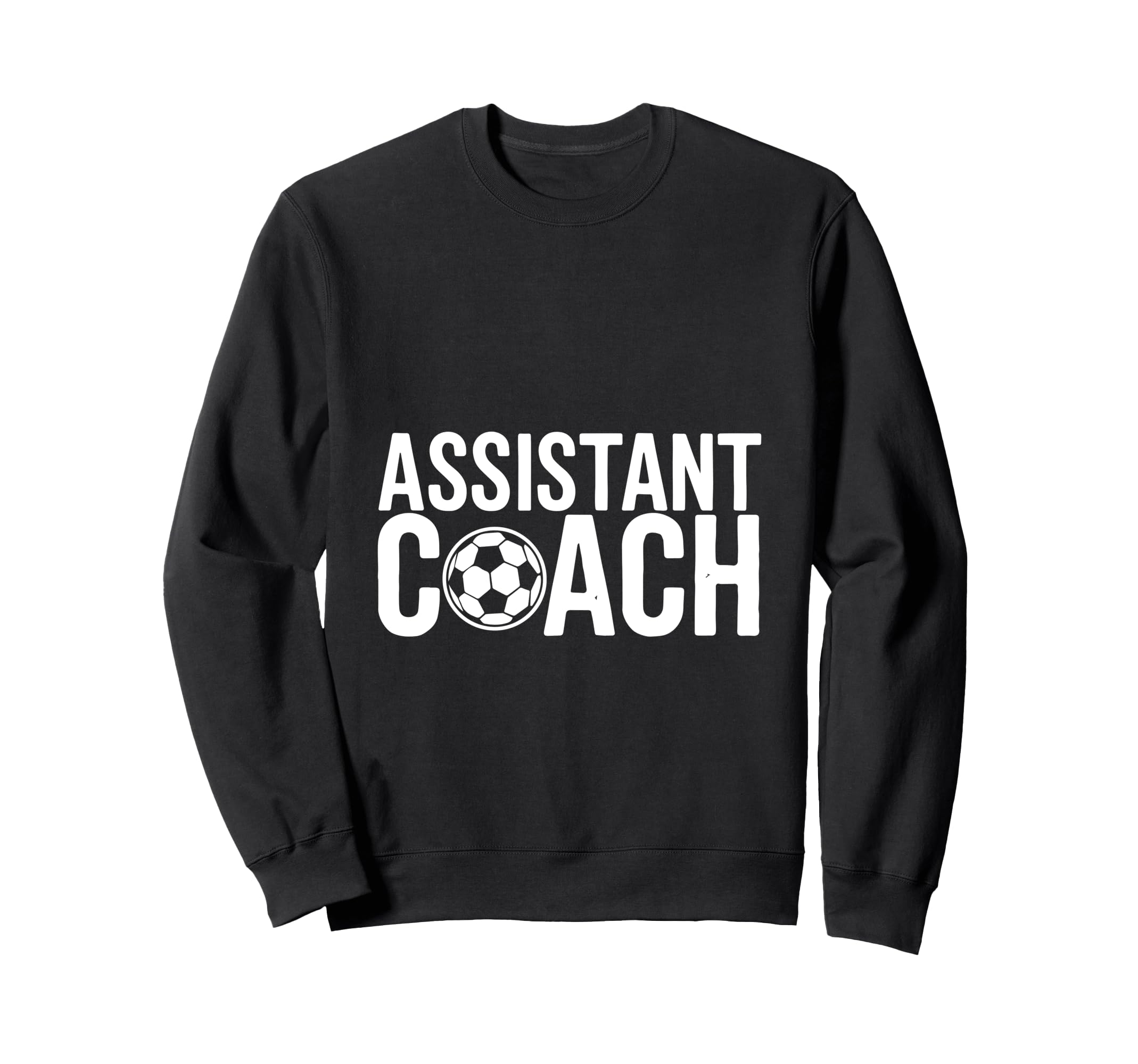 Assistant Coach Soccer Enthusiast Sweatshirt - Minimalist Print Men Women