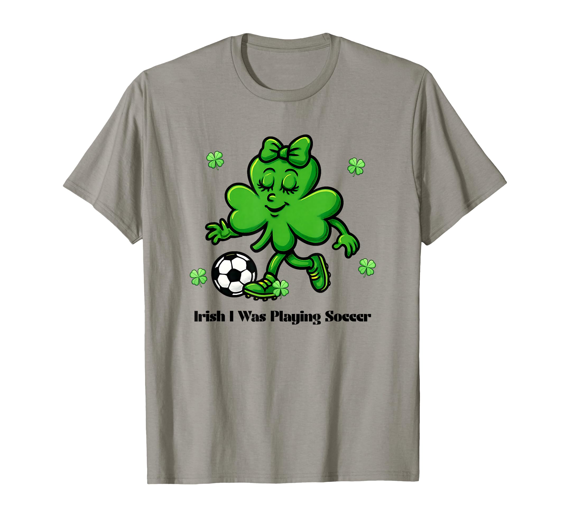 Soccer St Patricks Day Funny Coquette T-Shirt - Novelty Apparel for Adults