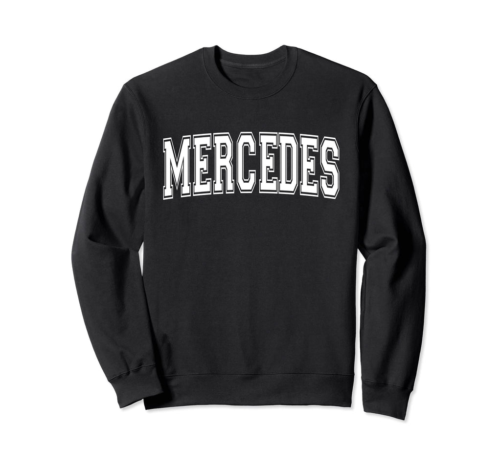 Mercedes Tx Texas Usa Sports Sweatshirt - Minimalist Print Men Women