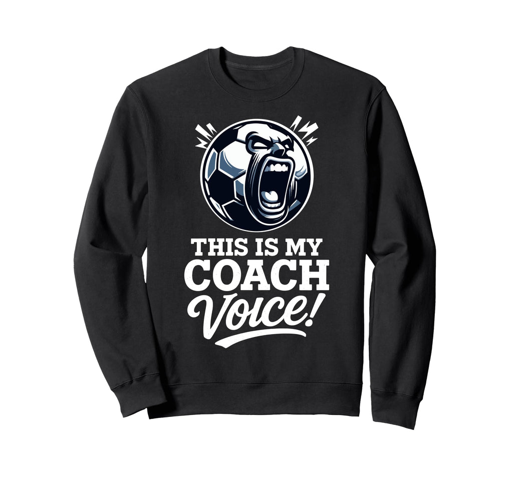 This Is My Coach Voice Funny Sweatshirt - Minimalist Print Men Women