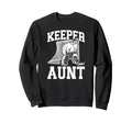 Ice Hockey Keeper Aunt Hockey Goalie Sweatshirt - Aesthetic Graphic Unisex
