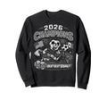 Soccer 2026 Champions Foodball Sweatshirt - Trendy Graphic for Adults