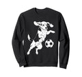 Beagle Soccer Player Funny Dog Lover Sweatshirt - Streetwear Style Unisex