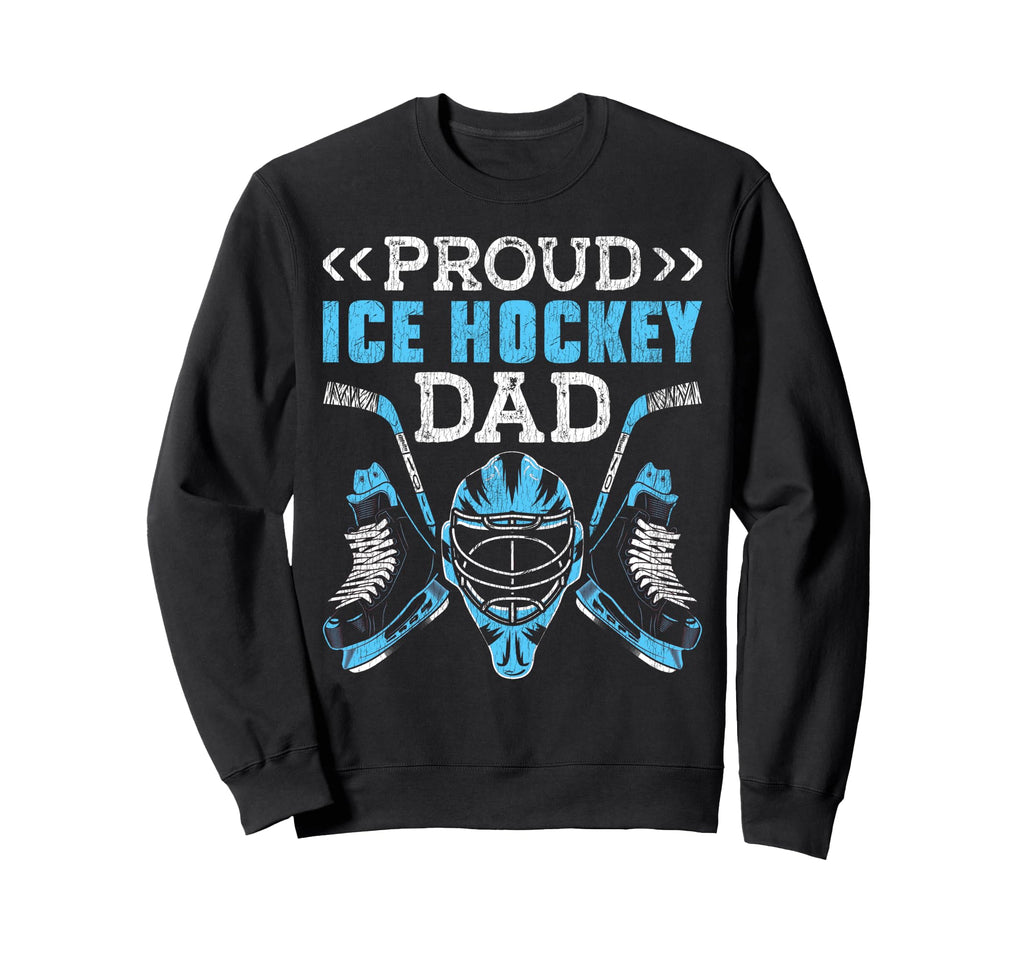 Ice Hockey Goalie Dad Father Sweatshirt - Aesthetic Graphic Men Women