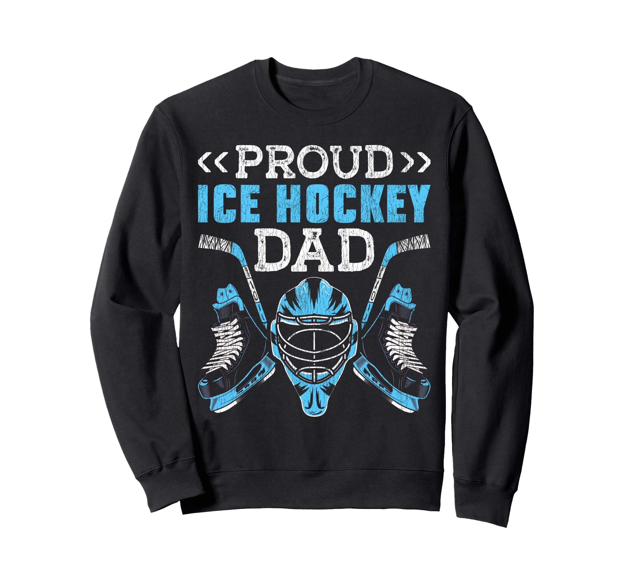 Ice Hockey Goalie Dad Father Sweatshirt - Aesthetic Graphic Men Women