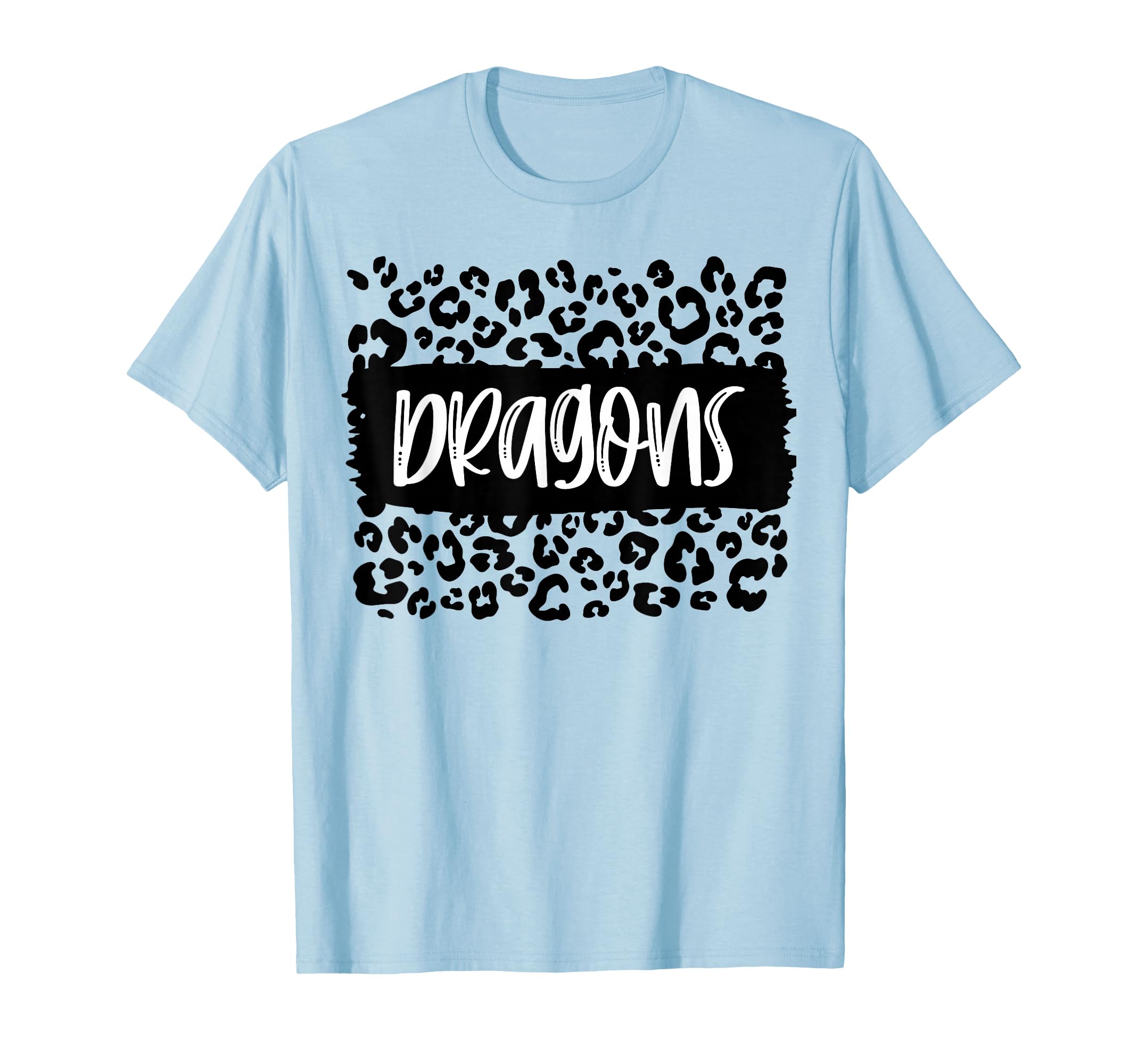 Dragons Team Mascot School Spirit Game T-Shirt - Trendy Graphic Men Women
