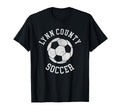 Lynn County Soccer Distressed 90S T-Shirt - Aesthetic Graphic Unisex