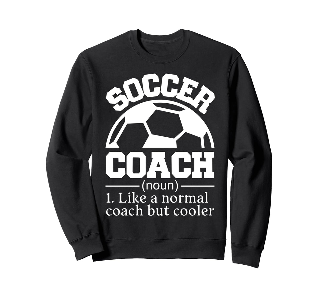 Soccer Coach Sweatshirt - Graphic Print for Adults