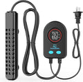 Submersible Aquarium Heater 100W/200W/300W/500W, Fish Tank Heater with high-Temperature Protection and Turtle Tank Heater with Automatic Power-Off When Leaving seawater or Freshwater.