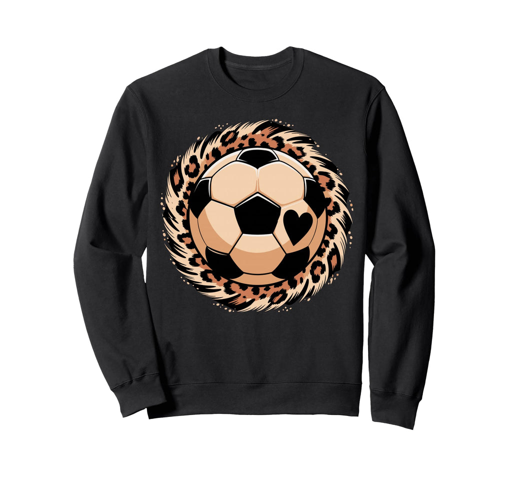 Soccer Football Ball Soccer Player Fan Sweatshirt - Unique Graphic Unisex
