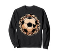 Soccer Football Ball Soccer Player Fan Sweatshirt - Unique Graphic Unisex