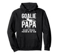Soccer Goalie Papa Definition Soccer Hoodie - Graphic Print Men Women