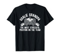 Funny Hockey Goalie Grandpa Hockey T-Shirt - Unique Graphic Men Women