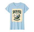 Soccer Mom Field Regular T-Shirt - Minimalist Print for Adults
