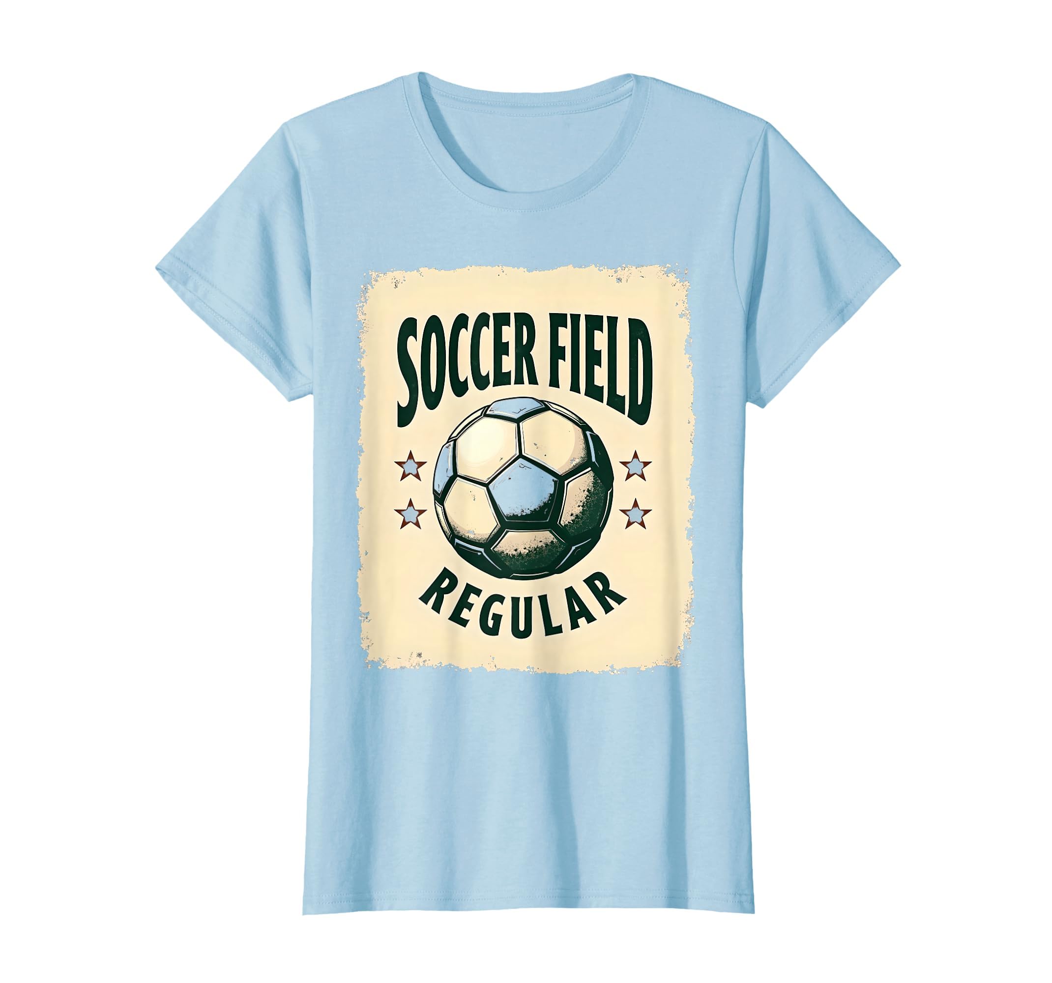 Soccer Mom Field Regular T-Shirt - Minimalist Print for Adults