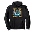 Ice Hockey Goalie Goalkeeper Goalie Puck Hoodie - Streetwear Style Unisex