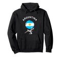 Football Goal Argentina Flag World Hoodie - Unique Graphic for Adults