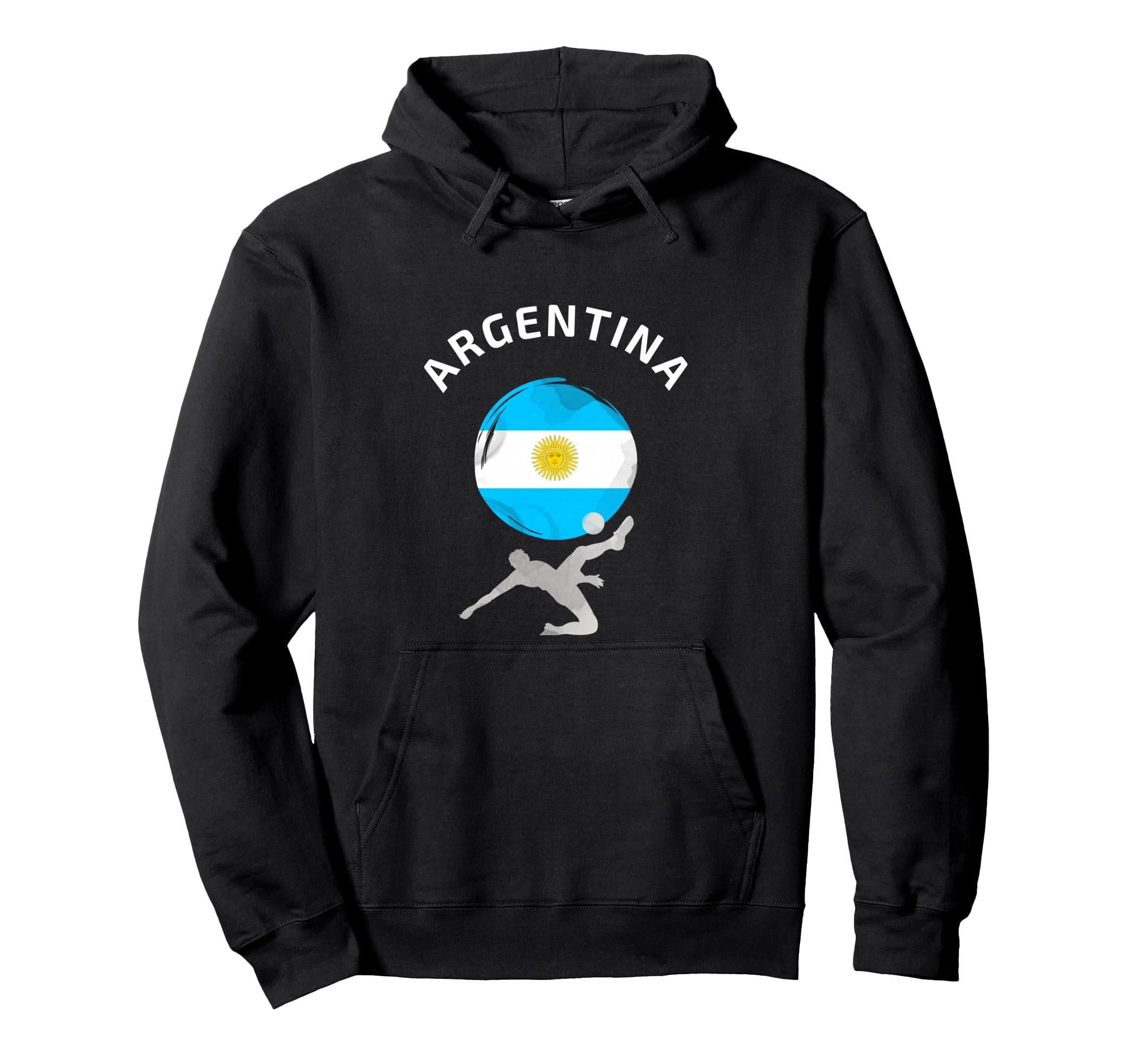 Football Goal Argentina Flag World Hoodie - Unique Graphic for Adults