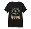 My Favorite Goalie Calls Me Vov T-Shirt - Aesthetic Graphic for Adults